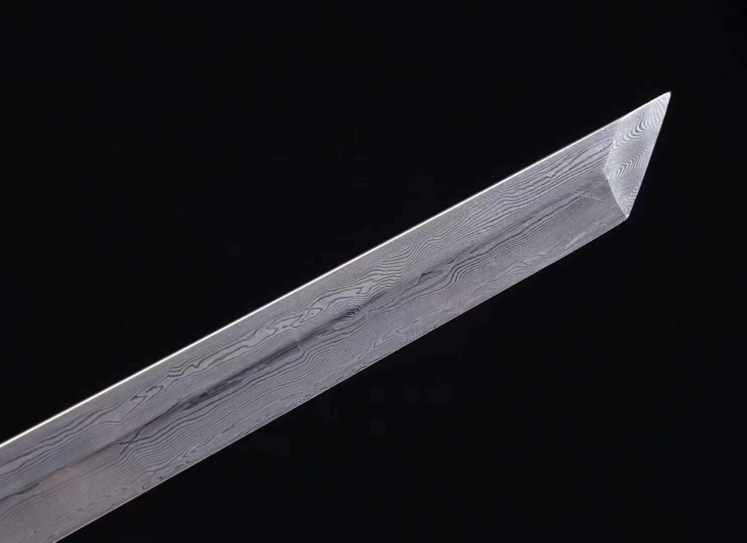 (Elder) Stainless Damascus Steel Dual-Handed Cane Knife - Tophatter Daily Deals