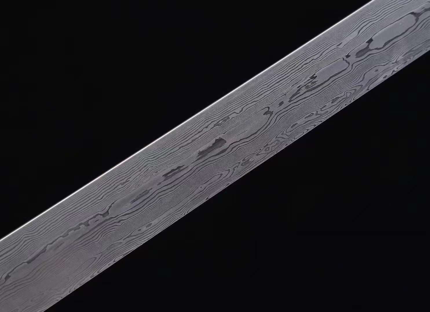 (Elder) Stainless Damascus Steel Dual-Handed Cane Knife - Tophatter Daily Deals