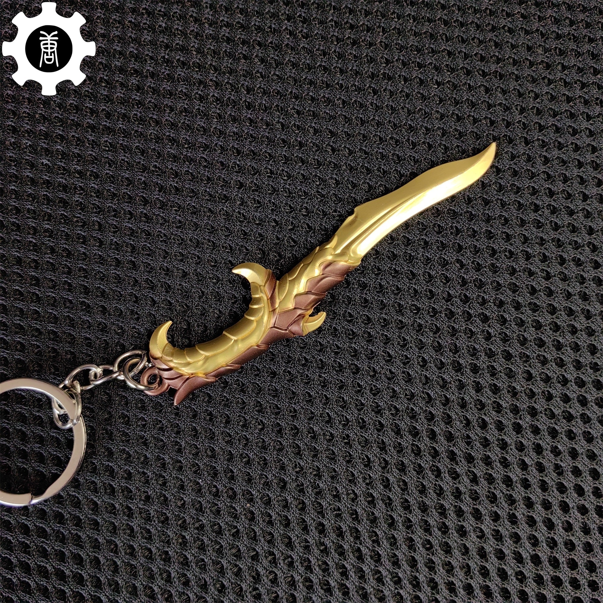 Golden Elderflame Dagger Metal Keychain - Tophatter Daily Deals