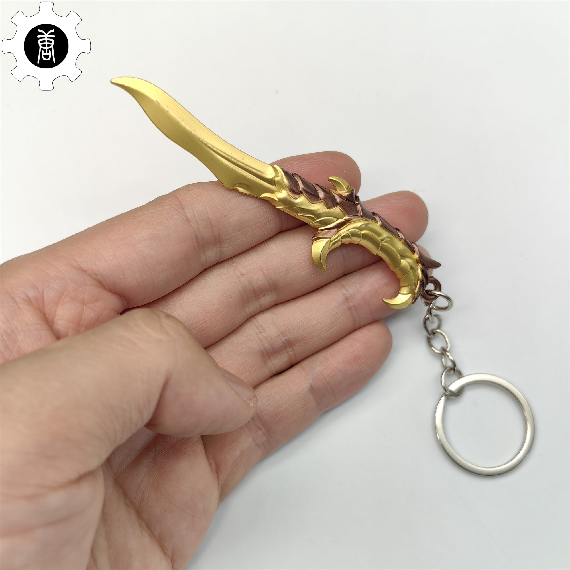 Golden Elderflame Dagger Metal Keychain - Tophatter Daily Deals