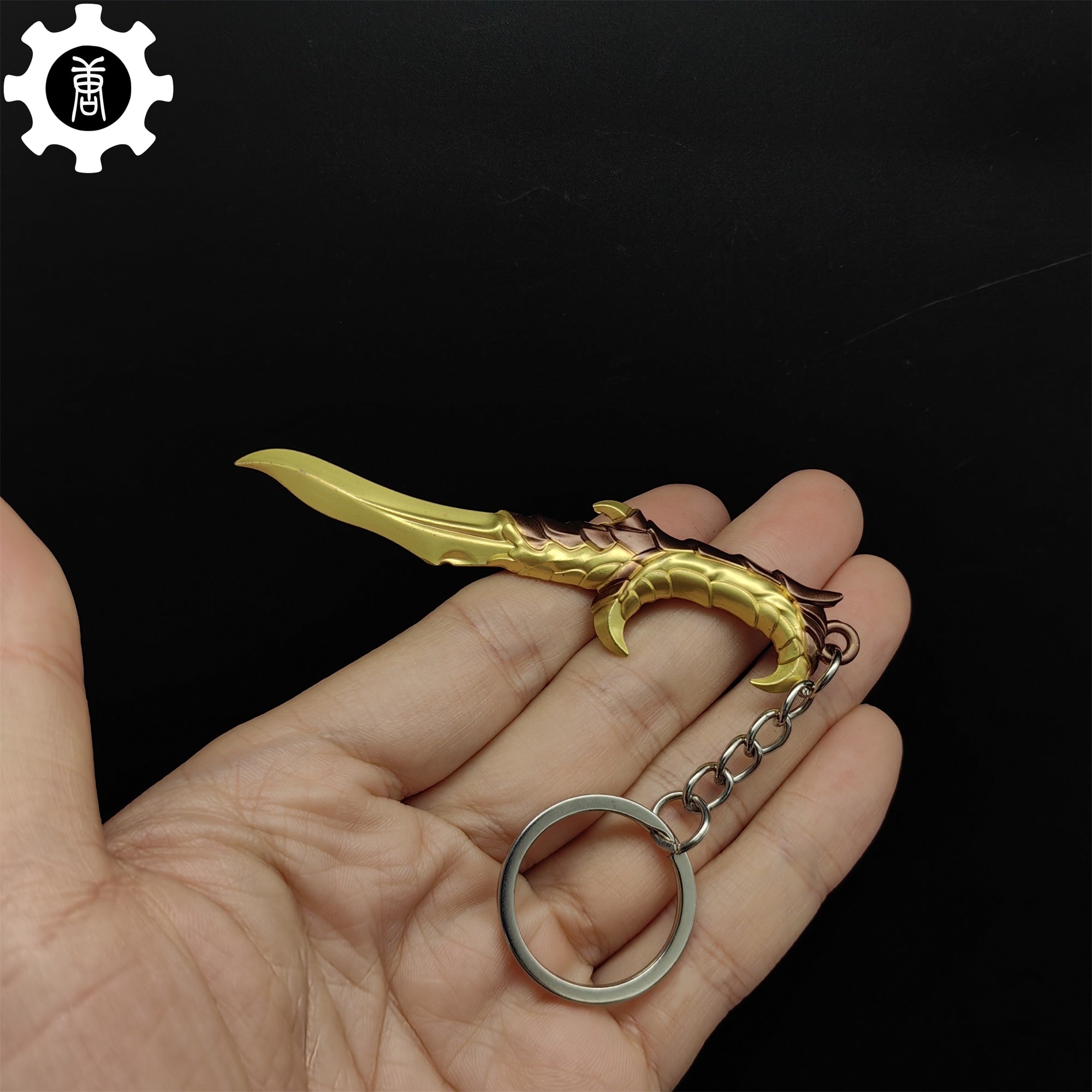 Golden Elderflame Dagger Metal Keychain - Tophatter Daily Deals