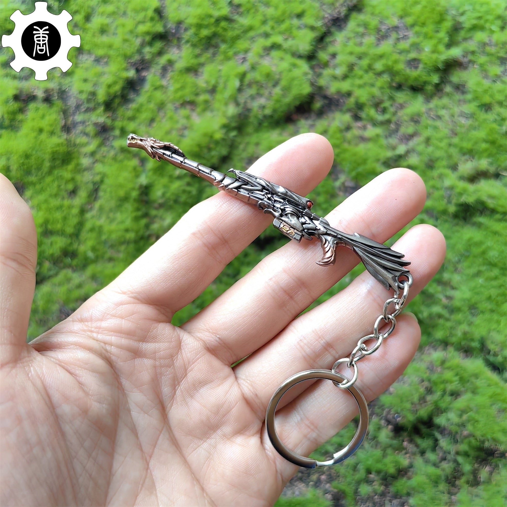 Mini Elderflame Operator Gun Metal Keychain Keychain - Tophatter Daily Deals