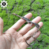 Mini Elderflame Operator Gun Metal Keychain Keychain - Tophatter Daily Deals