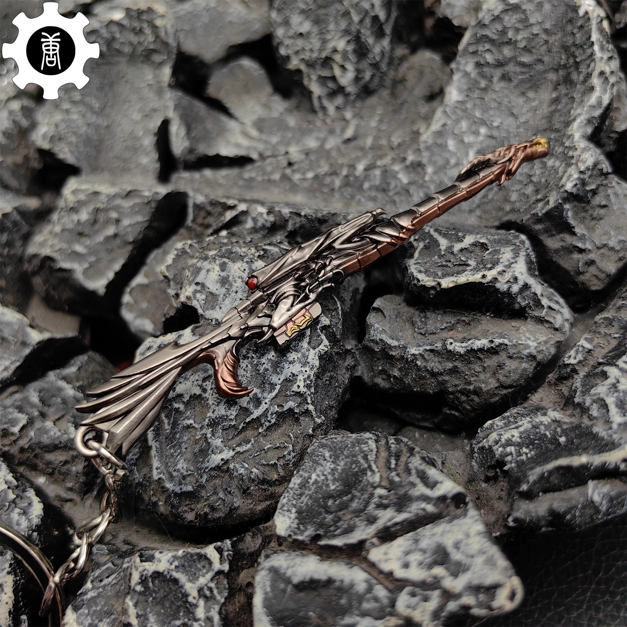 Mini Elderflame Operator Gun Metal Keychain - Tophatter Daily Deals