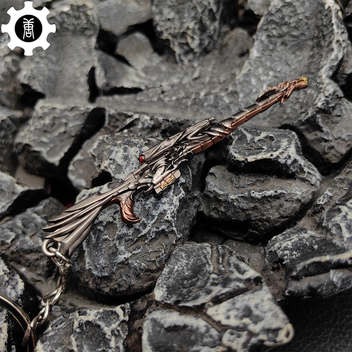 Mini Elderflame Operator Gun Metal Keychain - Tophatter Daily Deals