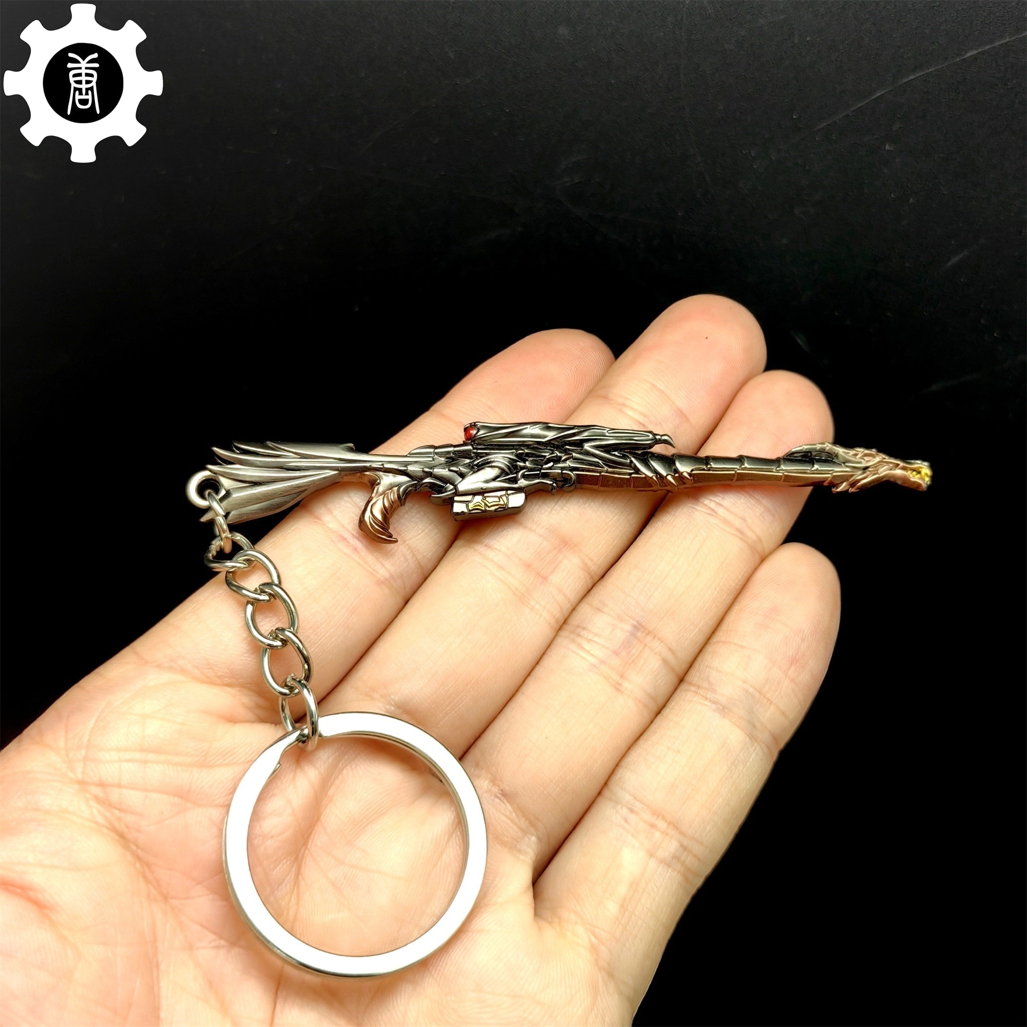 Mini Elderflame Operator Gun Metal Keychain - Tophatter Daily Deals