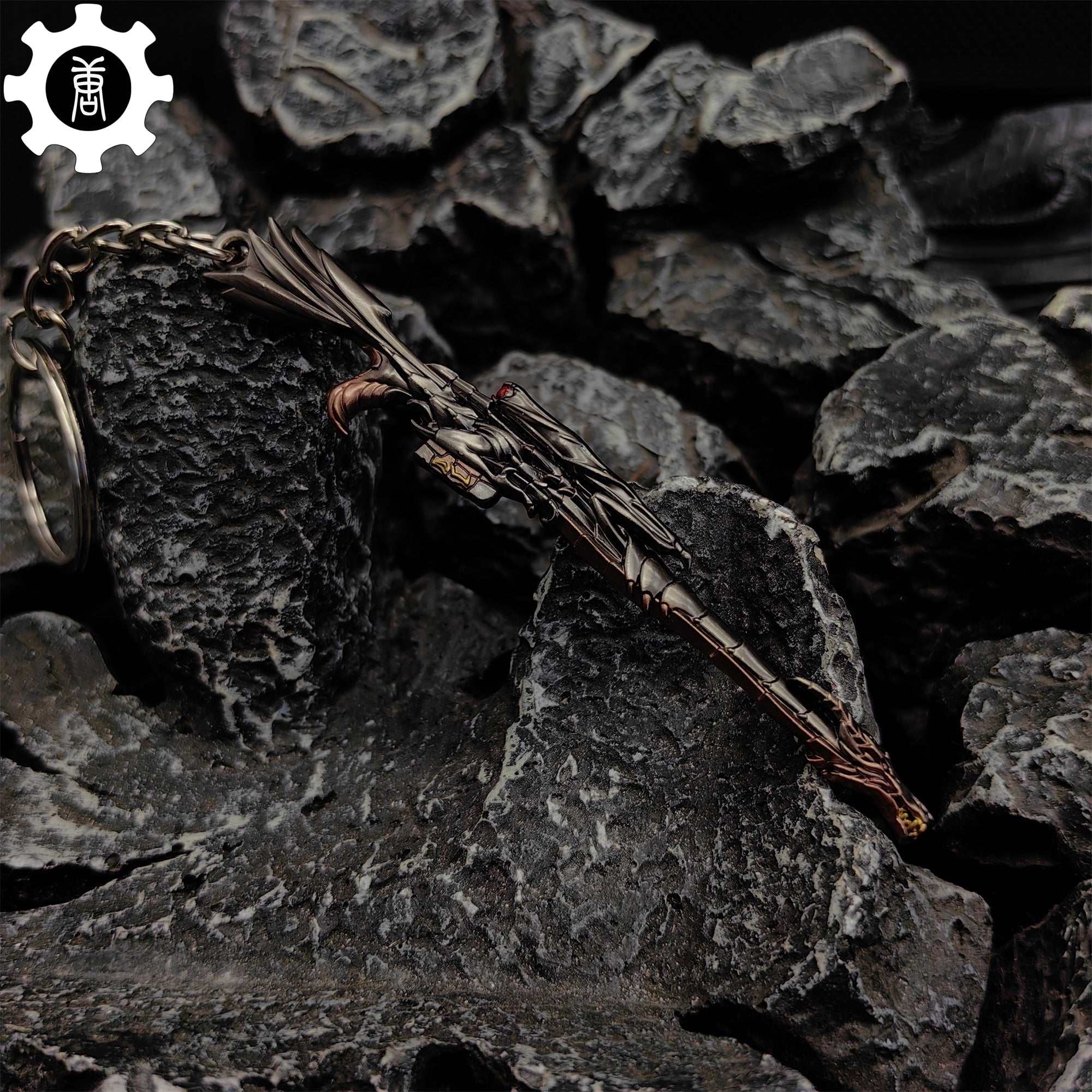 Mini Elderflame Operator Gun Metal Keychain - Tophatter Daily Deals