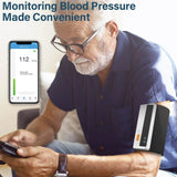 Blood Pressure Machine - Wireless Upper Arm Blood Pressure Monitor ECG Monitor 2 in 1 Machine Free APP Health Care - Tophatter Daily Deals
