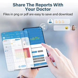 Blood Pressure Machine - Wireless Upper Arm Blood Pressure Monitor ECG Monitor 2 in 1 Machine Free APP Health Care - Tophatter Daily Deals