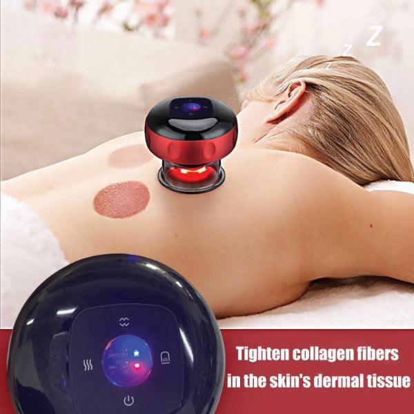 Electric Cupping Machine - Smart Cupping Device Therapy Scraping Tools for Muscle Pain Relief Personal Care - Tophatter Daily Deals