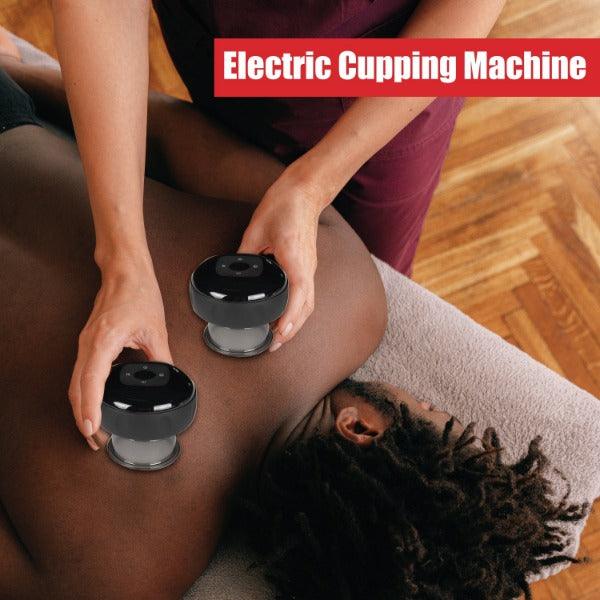 Electric Cupping Machine - Smart Cupping Device Therapy Scraping Tools for Muscle Pain Relief Personal Care - Tophatter Daily Deals