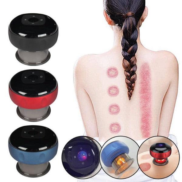 Electric Cupping Machine - Smart Cupping Device Therapy Scraping Tools for Muscle Pain Relief Personal Care - Tophatter Daily Deals