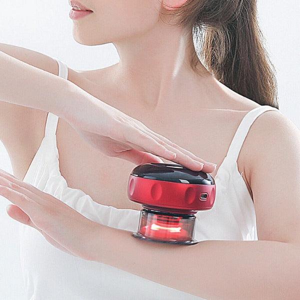 Electric Cupping Machine - Smart Cupping Device Therapy Scraping Tools for Muscle Pain Relief Personal Care - Tophatter Daily Deals