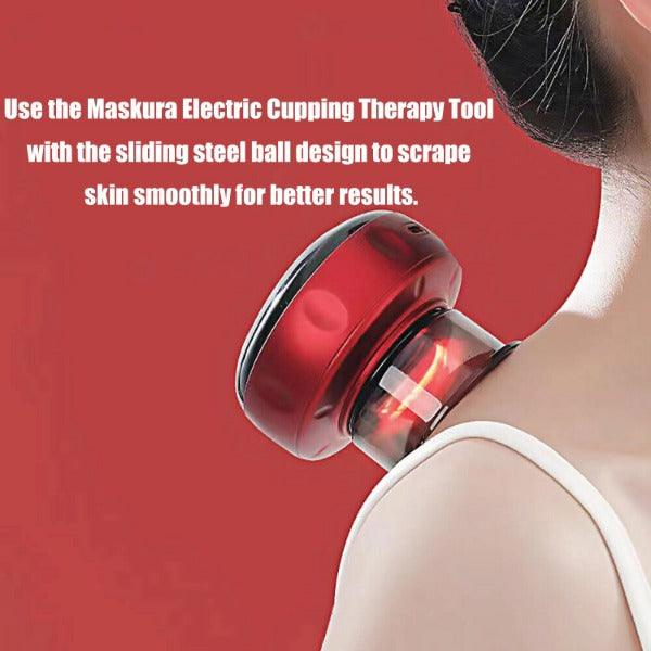Electric Cupping Machine - Smart Cupping Device Therapy Scraping Tools for Muscle Pain Relief Personal Care - Tophatter Daily Deals