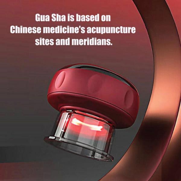 Electric Cupping Machine - Smart Cupping Device Therapy Scraping Tools for Muscle Pain Relief Personal Care - Tophatter Daily Deals