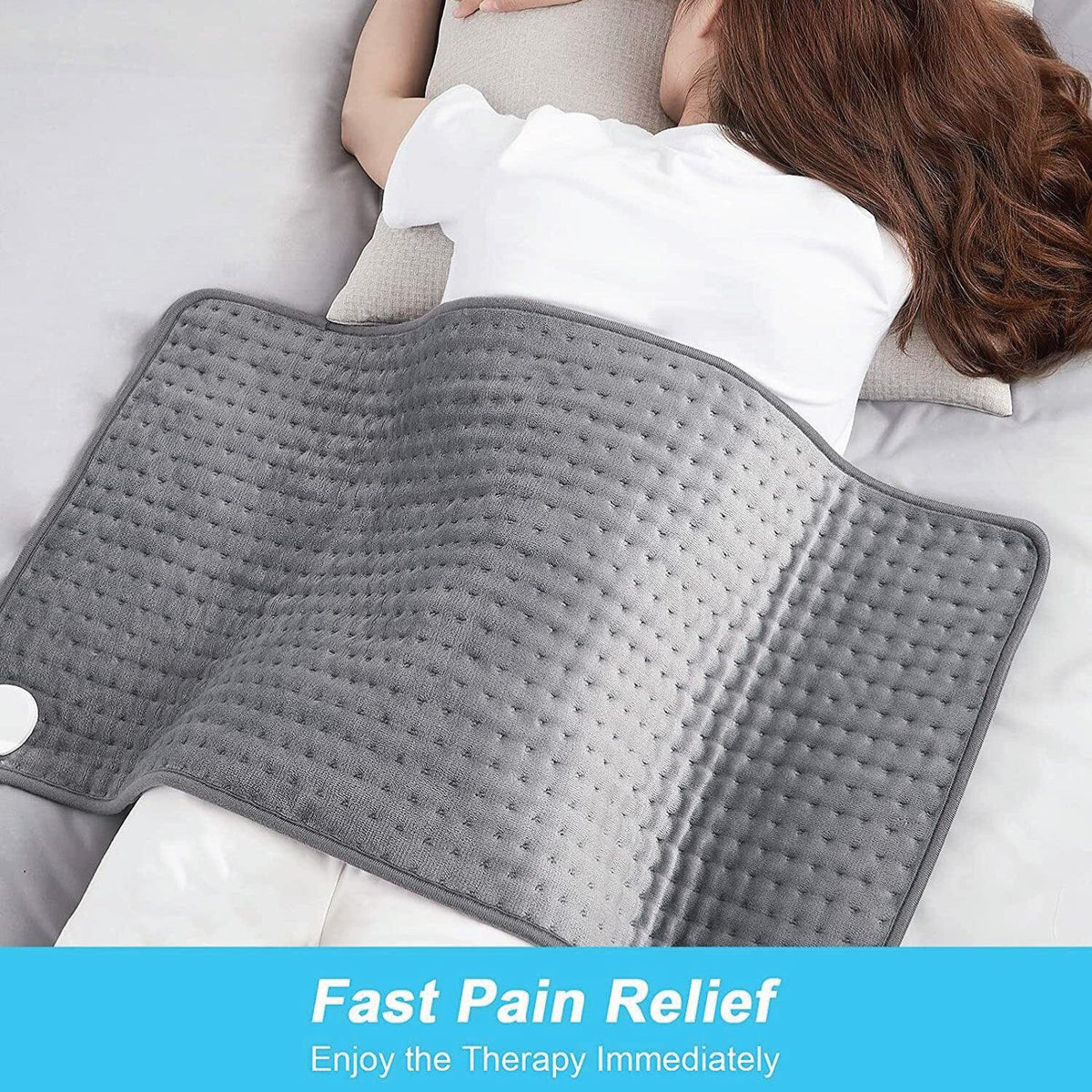 Heating Pad for Neck Pain - Volenx Heat Pad 22 x 16 Inch, Electric Heating Pad for Neck and Shoulders, 6 Adjustable Heat Settings and 4 Timer Setting Personal Care - Tophatter Daily Deals