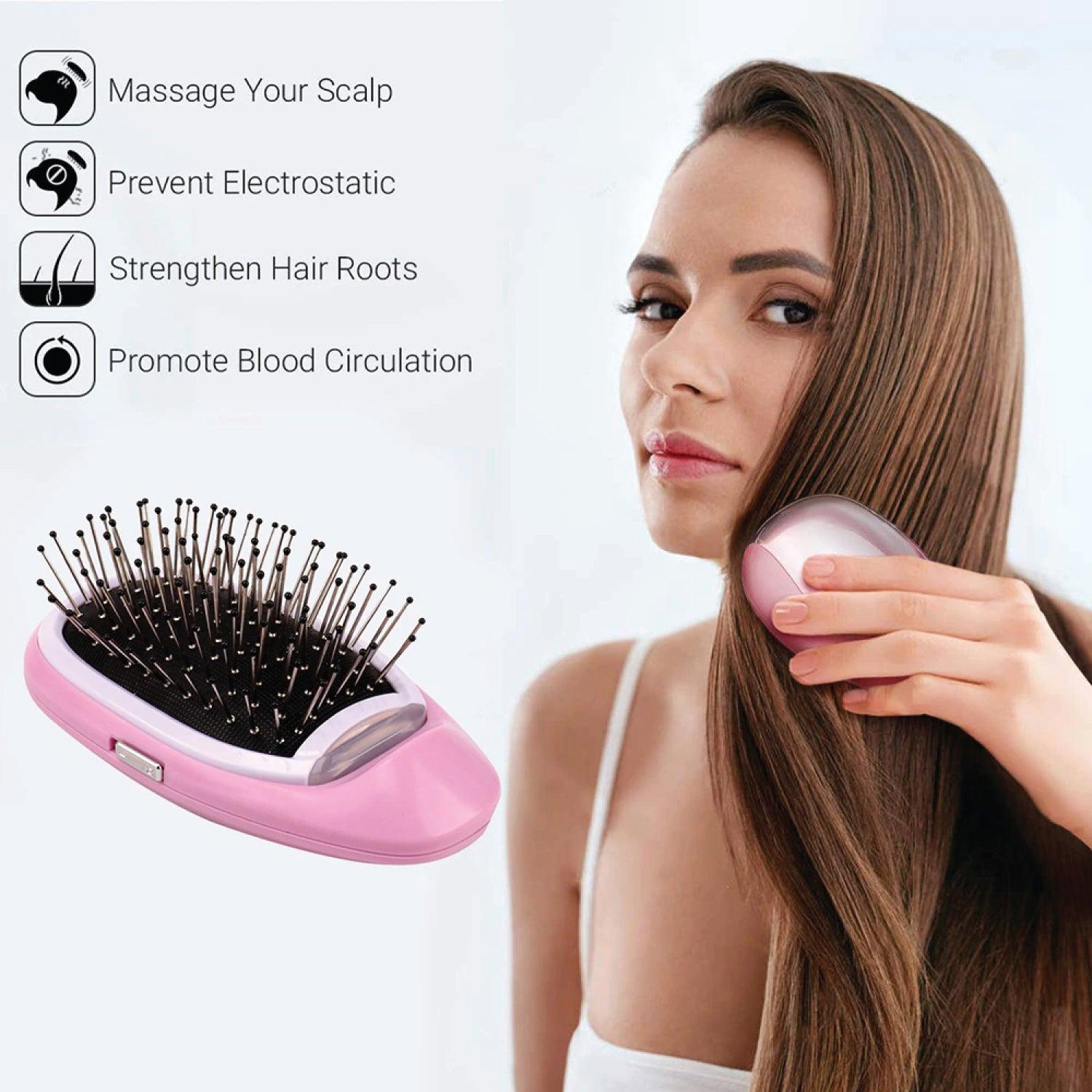 Electric Scalp Massage for Hair Growth - Queenwill Head Massager Shampoo Brush for Deep Hair Cleaning and Head Blood Circulation, Battery Powered & Waterproof Personal Care - Tophatter Daily Deals
