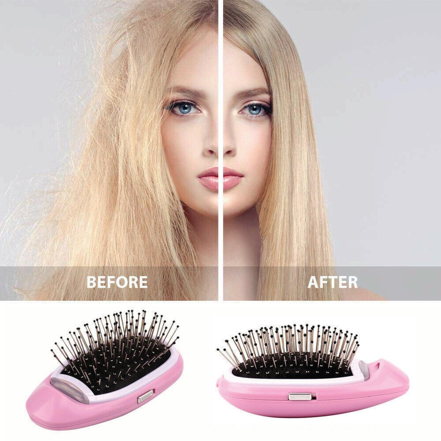 Electric Scalp Massage for Hair Growth - Queenwill Head Massager Shampoo Brush for Deep Hair Cleaning and Head Blood Circulation, Battery Powered & Waterproof Pink Personal Care - Tophatter Daily Deals