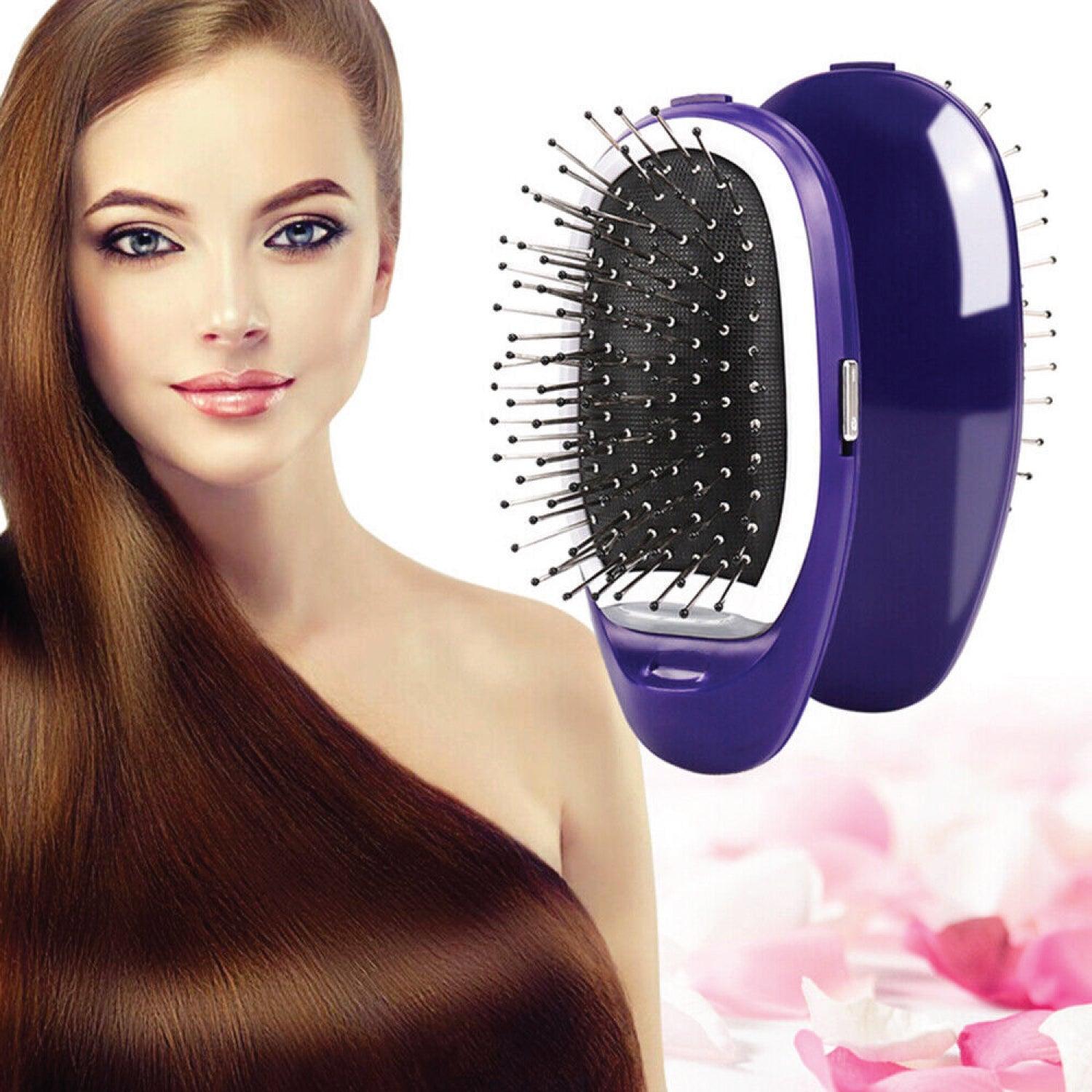 Electric Scalp Massage for Hair Growth - Queenwill Head Massager Shampoo Brush for Deep Hair Cleaning and Head Blood Circulation, Battery Powered & Waterproof Purple Personal Care - Tophatter Daily Deals
