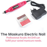 Electric Nail Files - Electric Nail Drill with 11 Drill Bits and Sanding Bands, 20000 RPM Adjustable Speed, Portable Nail Drills for Acrylic Nails Health & Beauty - Tophatter Daily Deals