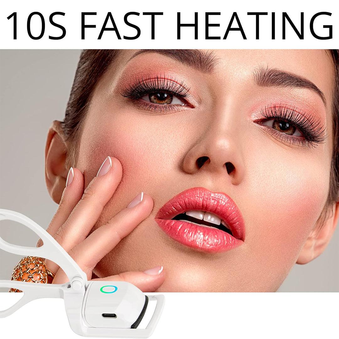 Electric Eyelash Curler - Electric Heated Lasting USB Charging Cable Makeup Tools Health & Beauty - Tophatter Daily Deals