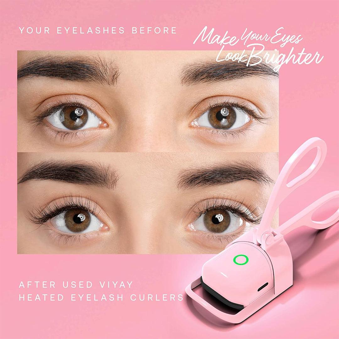 Electric Eyelash Curler - Electric Heated Lasting USB Charging Cable Makeup Tools Health & Beauty - Tophatter Daily Deals