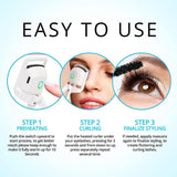 Electric Eyelash Curler - Electric Heated Lasting USB Charging Cable Makeup Tools Health & Beauty - Tophatter Daily Deals