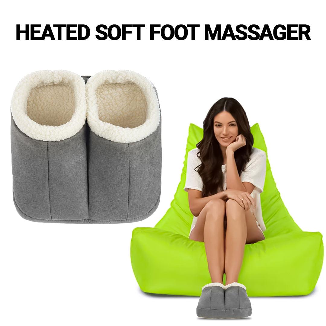 Foot Warmers for Elderly - Electric Foot Warmer Massager Soothing Relaxing Hot Feet Massage Relaxing Fleece Heated Feet Soft Comfort Personal Care - Tophatter Daily Deals