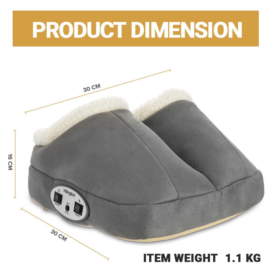 Foot Warmers for Elderly - Electric Foot Warmer Massager Soothing Relaxing Hot Feet Massage Relaxing Fleece Heated Feet Soft Comfort Personal Care - Tophatter Daily Deals