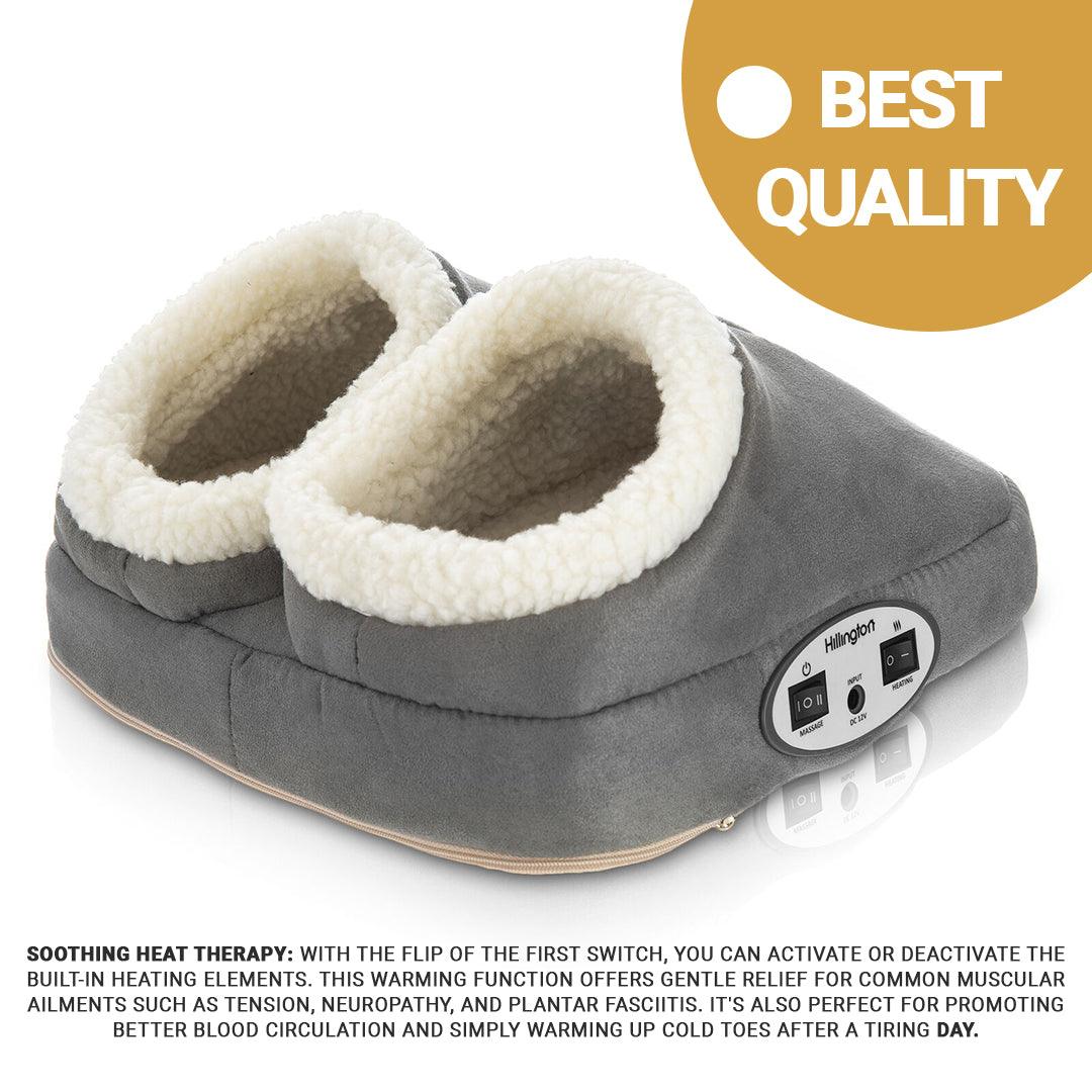 Foot Warmers for Elderly - Electric Foot Warmer Massager Soothing Relaxing Hot Feet Massage Relaxing Fleece Heated Feet Soft Comfort Personal Care - Tophatter Daily Deals