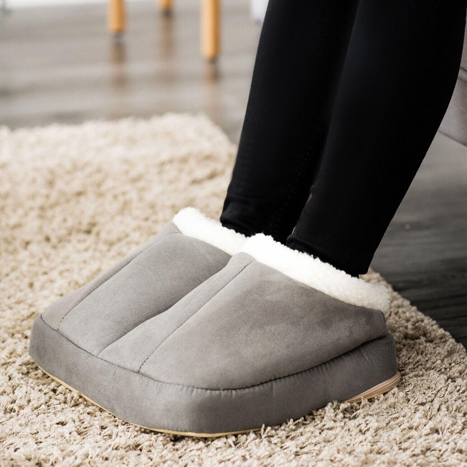 Foot Warmers for Elderly - Electric Foot Warmer Massager Soothing Relaxing Hot Feet Massage Relaxing Fleece Heated Feet Soft Comfort Personal Care - Tophatter Daily Deals