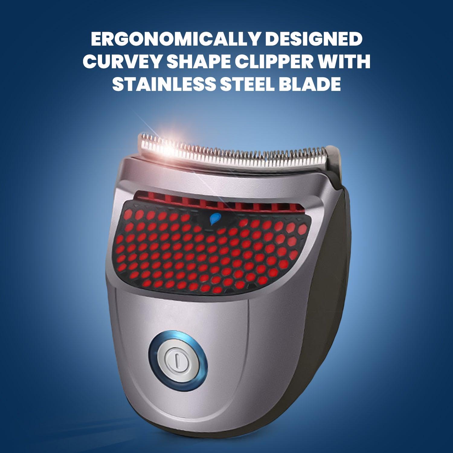 Barber Clippers Set - Professional Mens Hair Clippers Self Cut Cordless Electric Hair Trimmer Apparel & Accessories - Tophatter Daily Deals