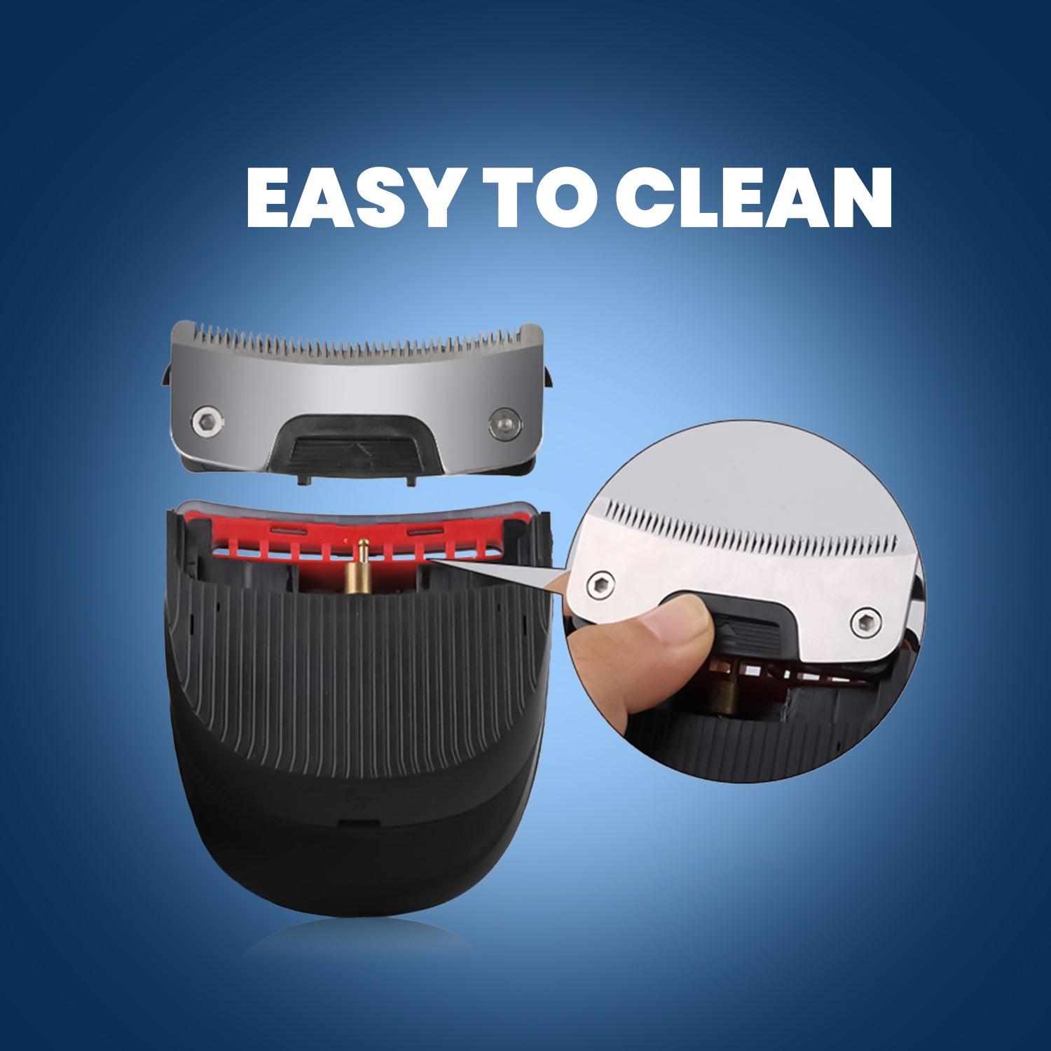 Barber Clippers Set - Professional Mens Hair Clippers Self Cut Cordless Electric Hair Trimmer Apparel & Accessories - Tophatter Daily Deals