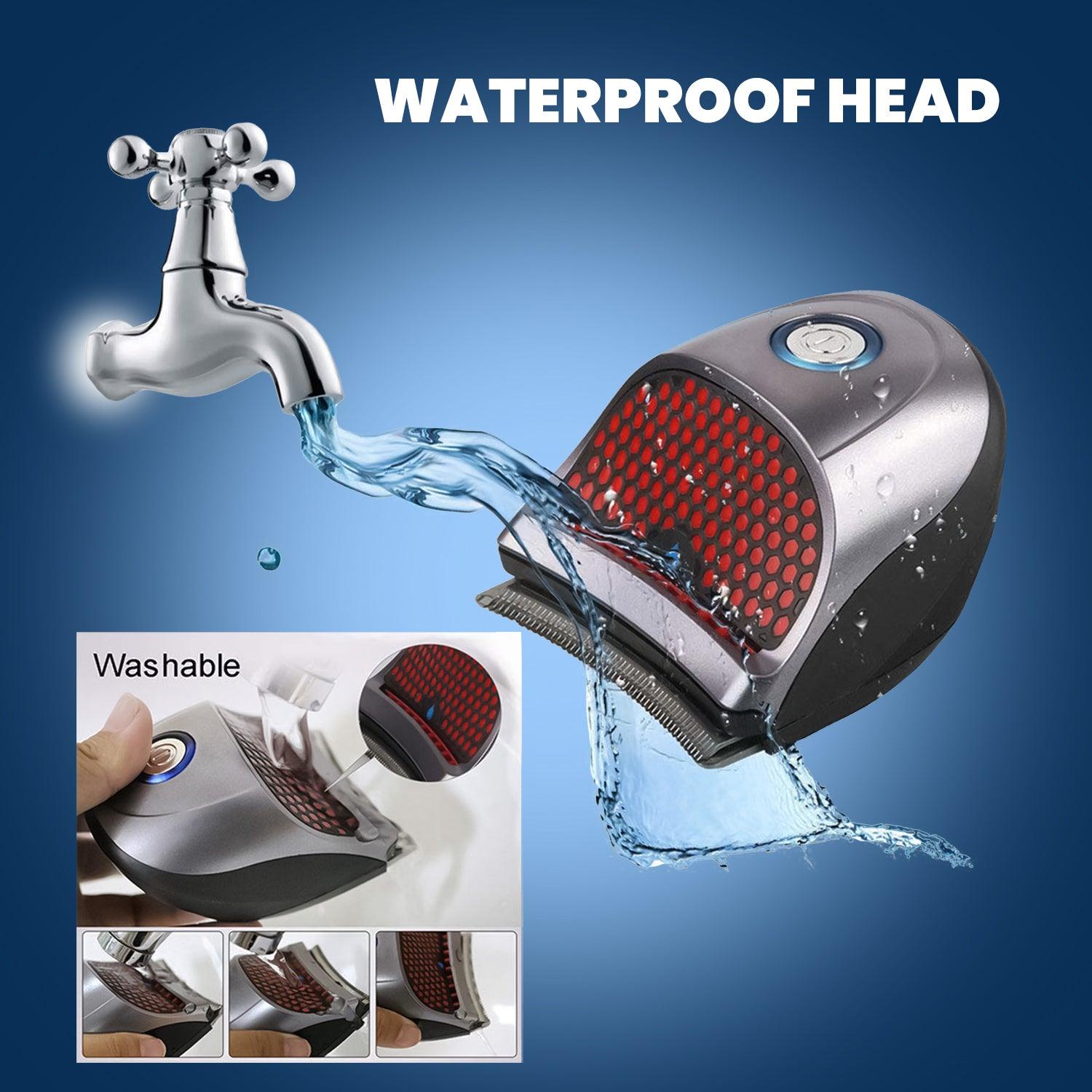 Barber Clippers Set - Professional Mens Hair Clippers Self Cut Cordless Electric Hair Trimmer Apparel & Accessories - Tophatter Daily Deals