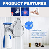 Best Steam Inhaler UK - Handheld Electric Inhaler Steam Portable Machine for Children Adult Elder Health Care - Tophatter Daily Deals