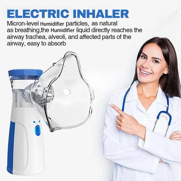 Best Steam Inhaler UK - Handheld Electric Inhaler Steam Portable Machine for Children Adult Elder Health Care - Tophatter Daily Deals
