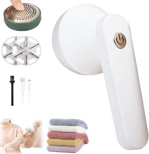 Best Lint Remover UK - USB Rechargeable Clothes Cleaner Fabric Shaver White Exercise & Fitness - Tophatter Daily Deals