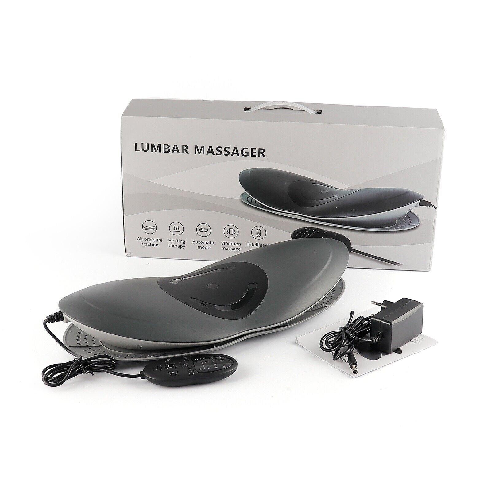 Lumbar Traction Device - Electric Waist Back Massager Auto-timing Spine Support Health Care - Tophatter Daily Deals
