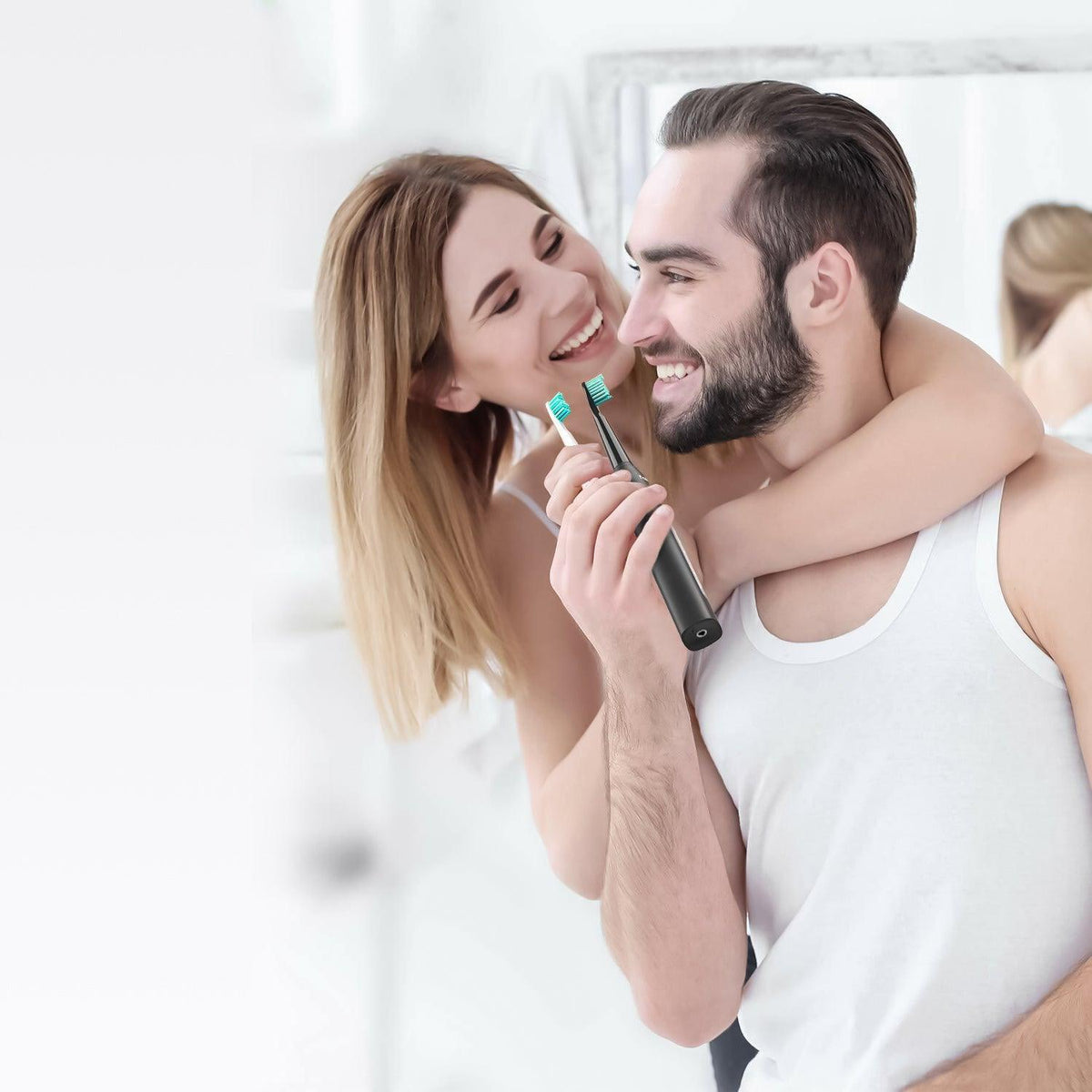 Rechargeable Power Toothbrush - 4/12X Brush Heads Electric Toothbrush Power Toothbrush ADA Accepted Personal Care - Tophatter Daily Deals