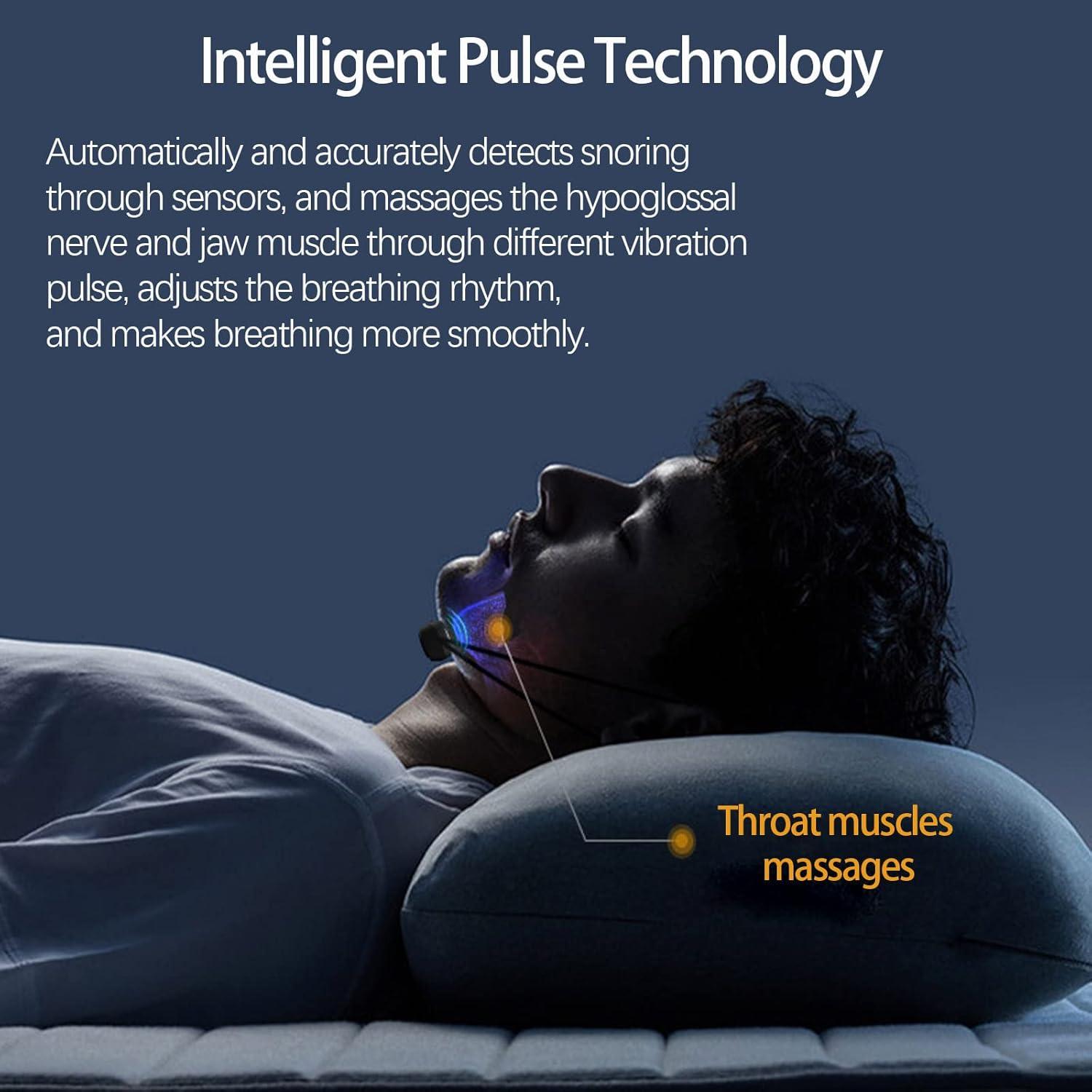 Anti Snore Device - Electric Micro Noise Stopper Sleep Apnea Aid Stop Snore HB Health Care - Tophatter Daily Deals