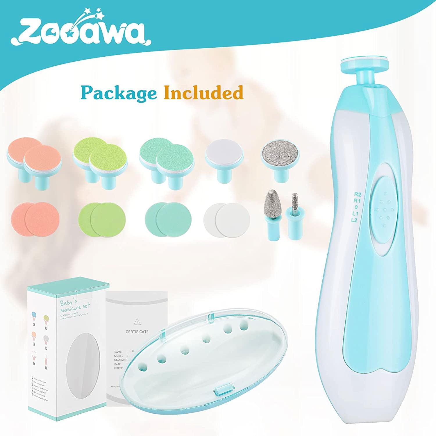Baby Nail Trimmer - Safe Baby Fingernail Clippers Electric Nail Cutter Newborn Nail Clippers Baby Nail Care Set for Infant Kids Adult Toes Baby & Toddler - Tophatter Daily Deals