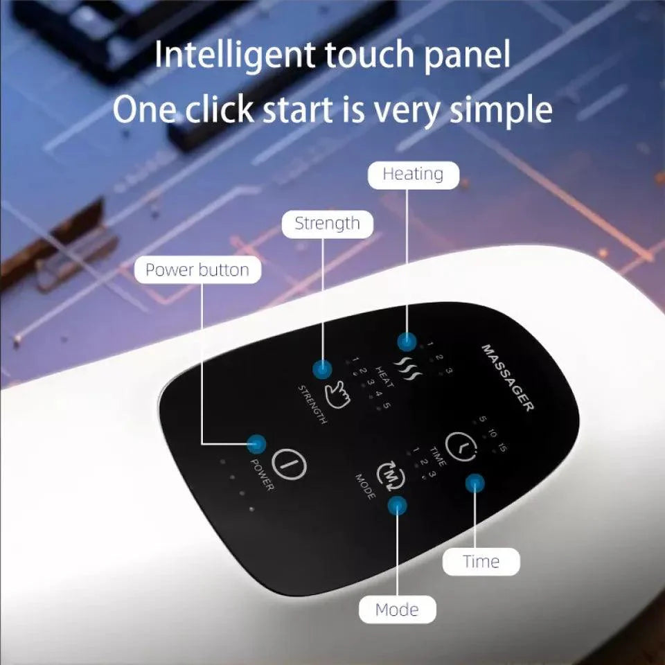 Hand Massager Machines - Electric Hand Massager for Palm Massage Cordless Heat Accupressure Massager Personal Care - Tophatter Daily Deals