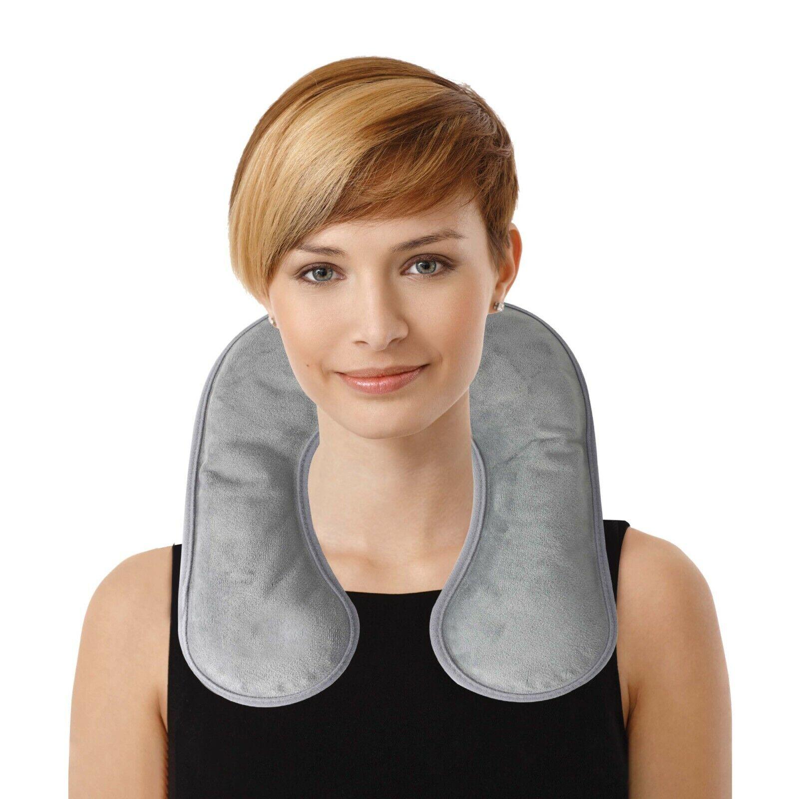 Electric Hot Water Bottle - Rechargeable Neck Shoulder Warmer Massaging Heat Pad Apparel & Accessories - Tophatter Daily Deals