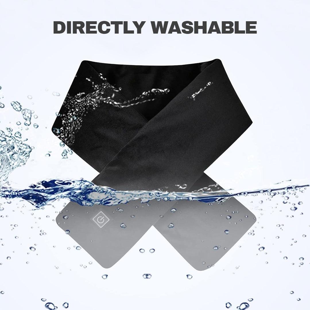 Electric Heated Scarf - Pro Electric Heated Scarf with 3 Heating Levels USB Rechargeable Heating Scarf Clothing - Tophatter Daily Deals