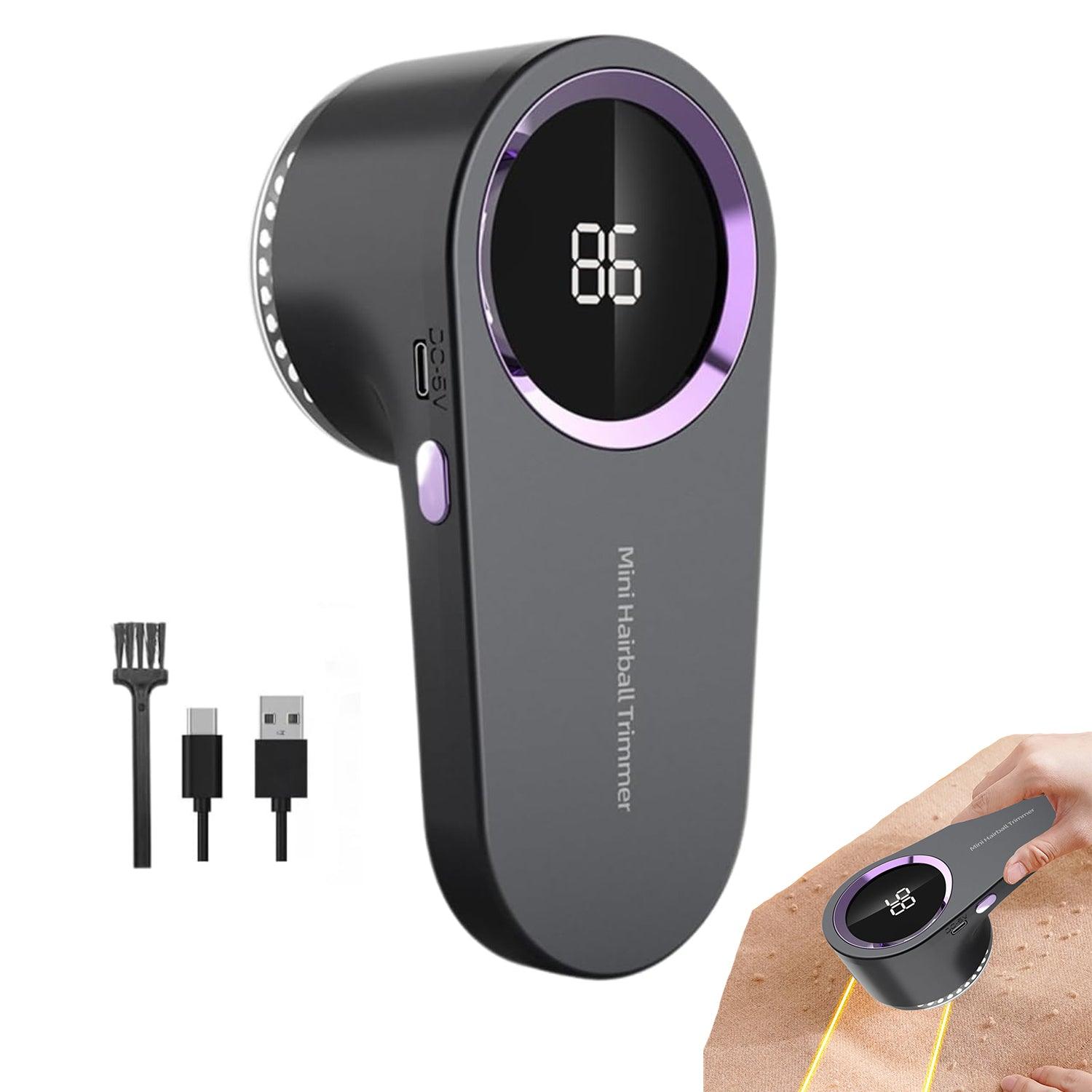 Electric Lint Remover - Rechargeable Bobble Remover Fabric Shaver For Clothes Black Home - Tophatter Daily Deals