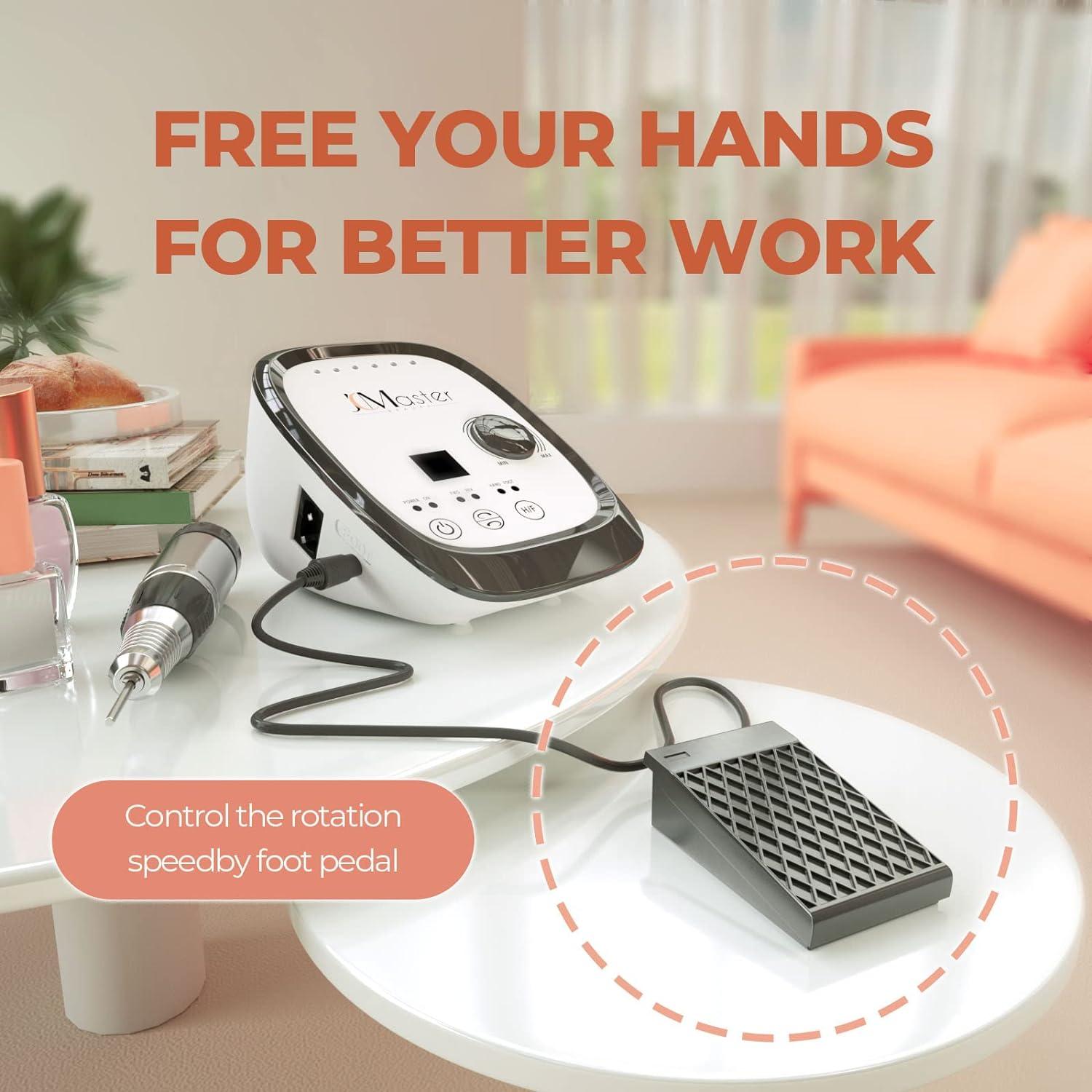Drill Machine for Nails - Nail Drill Machine Professional Manicure Set Electric Nail Files Health & Beauty - Tophatter Daily Deals