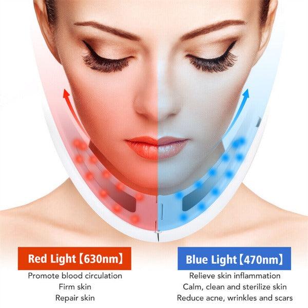 Double Chin Massager - Electric V-Face Shaping Massage Face Lifting Slim Double Chin Removal Machine Health & Beauty - Tophatter Daily Deals