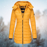 Waterproof Women’s Winter Jacket - Mid-Thigh Insulated Yellow - Tophatter Daily Deals