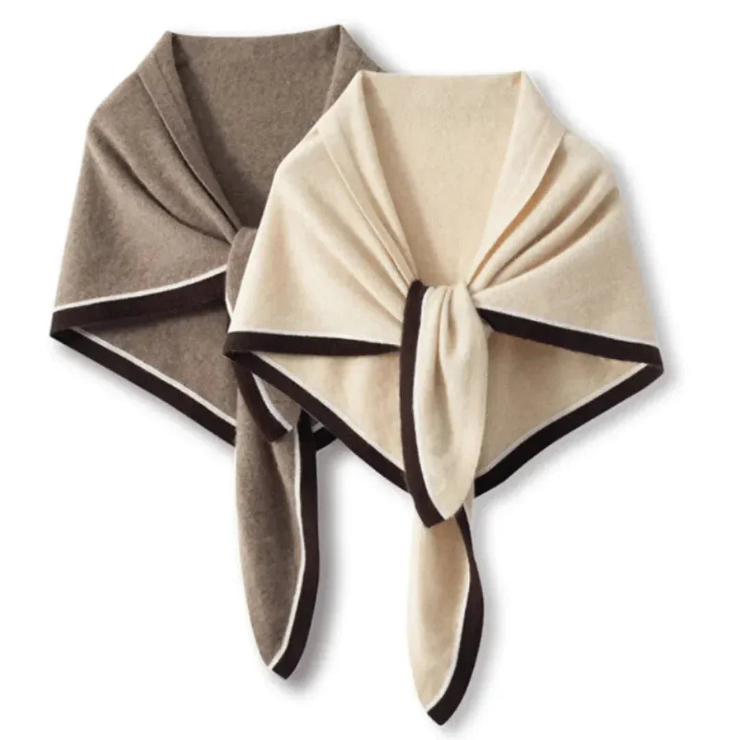 Soft Women’s Triangular Scarf - Cashmere For Layering - Tophatter Daily Deals