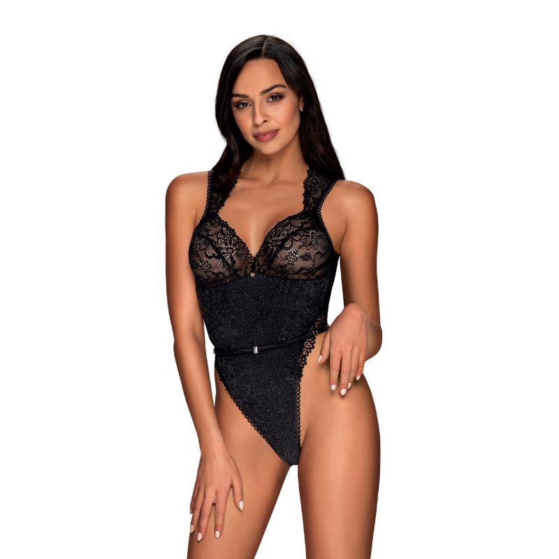 Elisetta Teddy in Classic Black > Clothes > Teddies - Tophatter Daily Deals